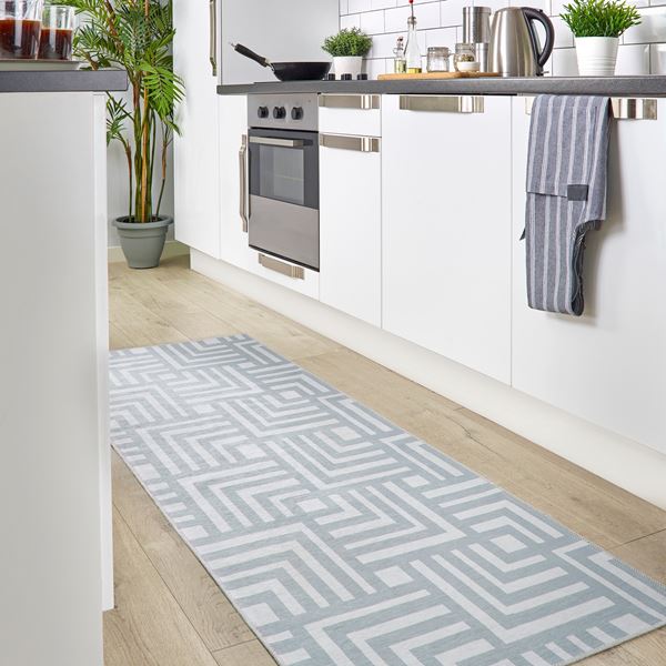 Washable Soho Runner - Grey